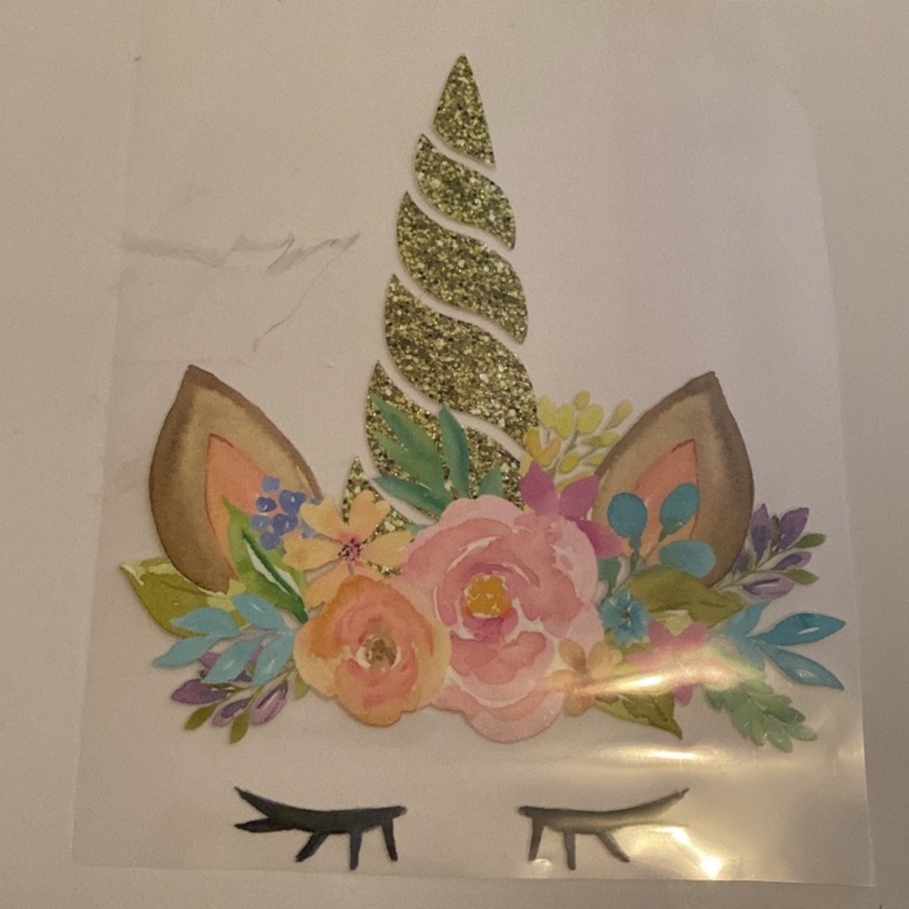 Unicorn Iron-On Decals